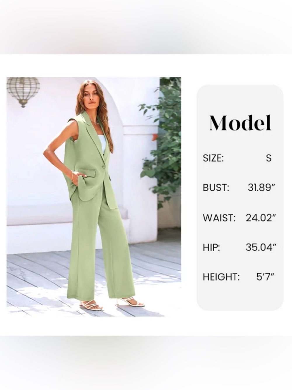 Pretty garden vest set - Picture 7 of 7